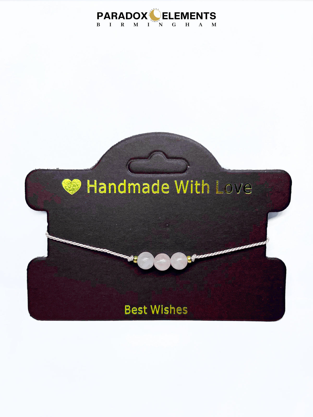 Rose Quartz Trio Crystal Bracelet for Love & Calm | Energy Healing