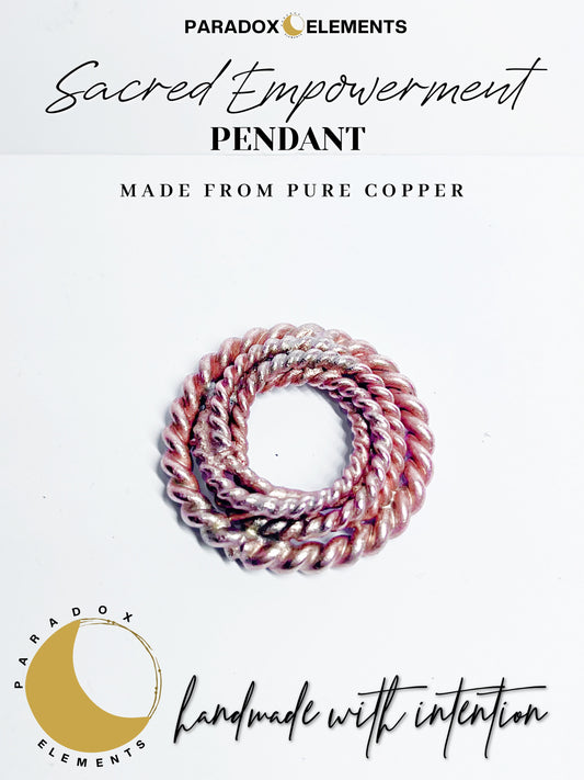 Sacred Empowerment Tensor Ring Pendant & Necklace