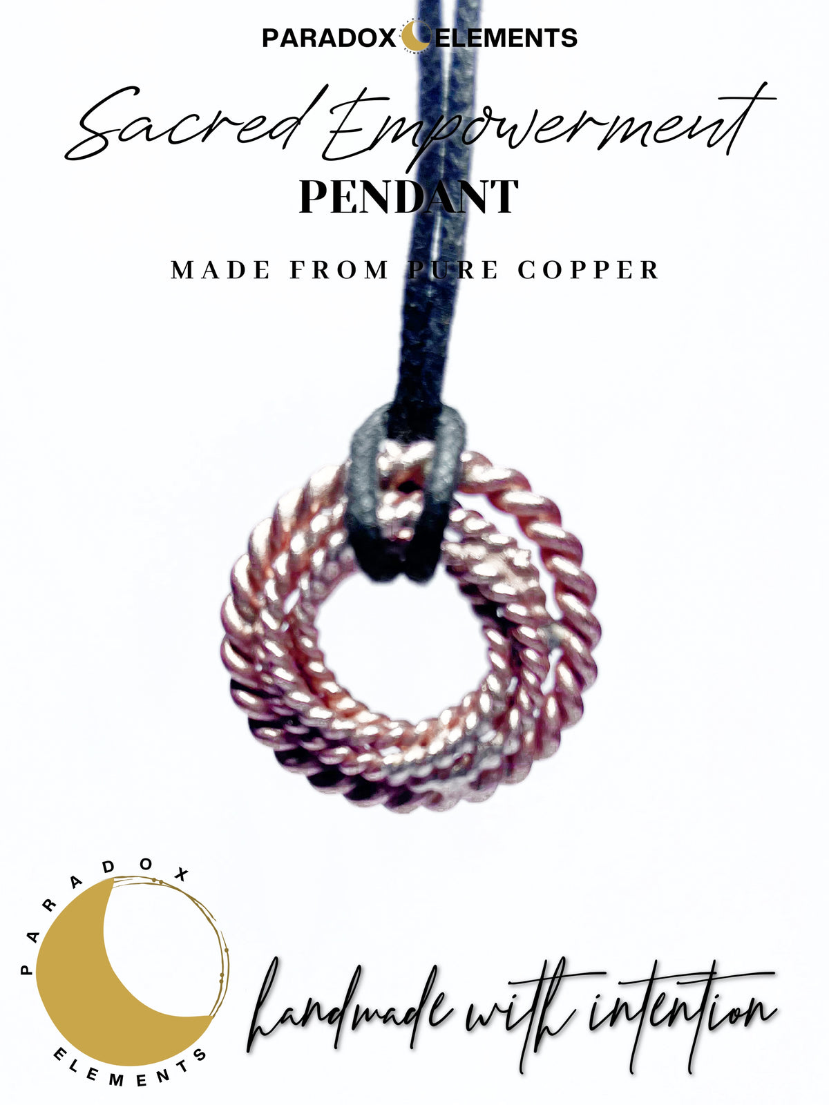 Sacred Empowerment Tensor Ring Pendant & Necklace