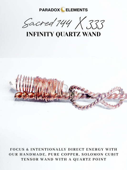 Sacred 144 x 333 Infinity Quartz Wand