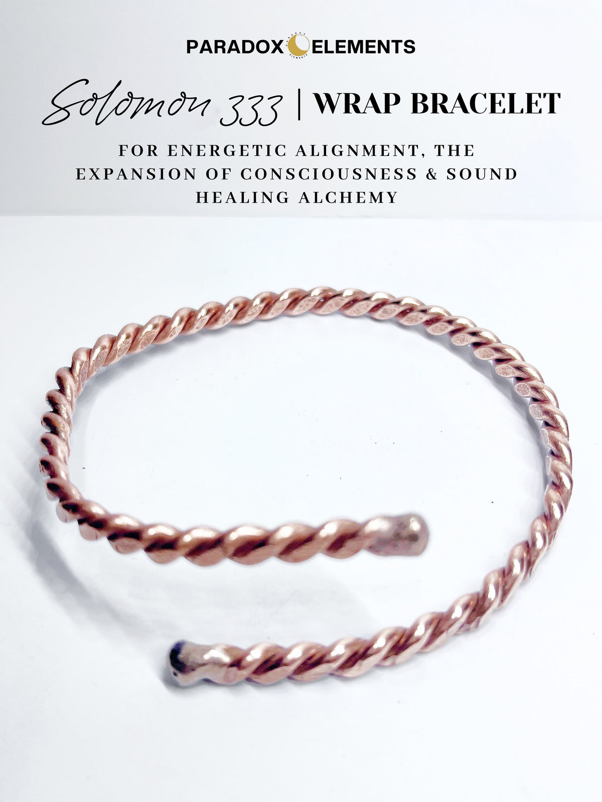 Solomon 333 Pure Copper Tensor Wrap Bracelet (333MHz)