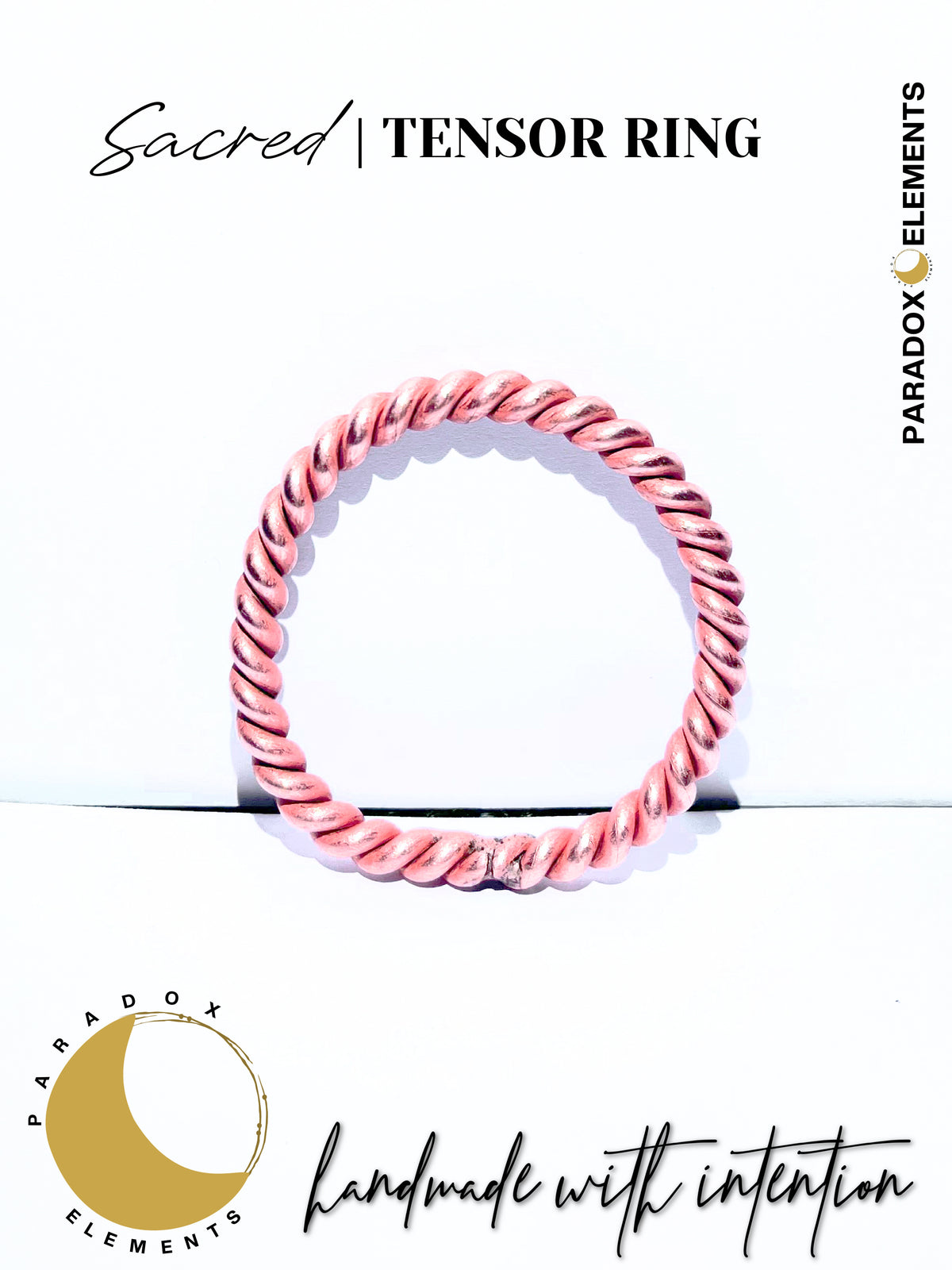 144 Sacred Cubit Tensor Ring Necklace (Medium)