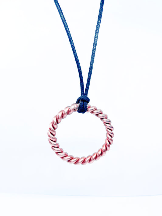 144 Sacred Cubit Tensor Ring Necklace (Medium)