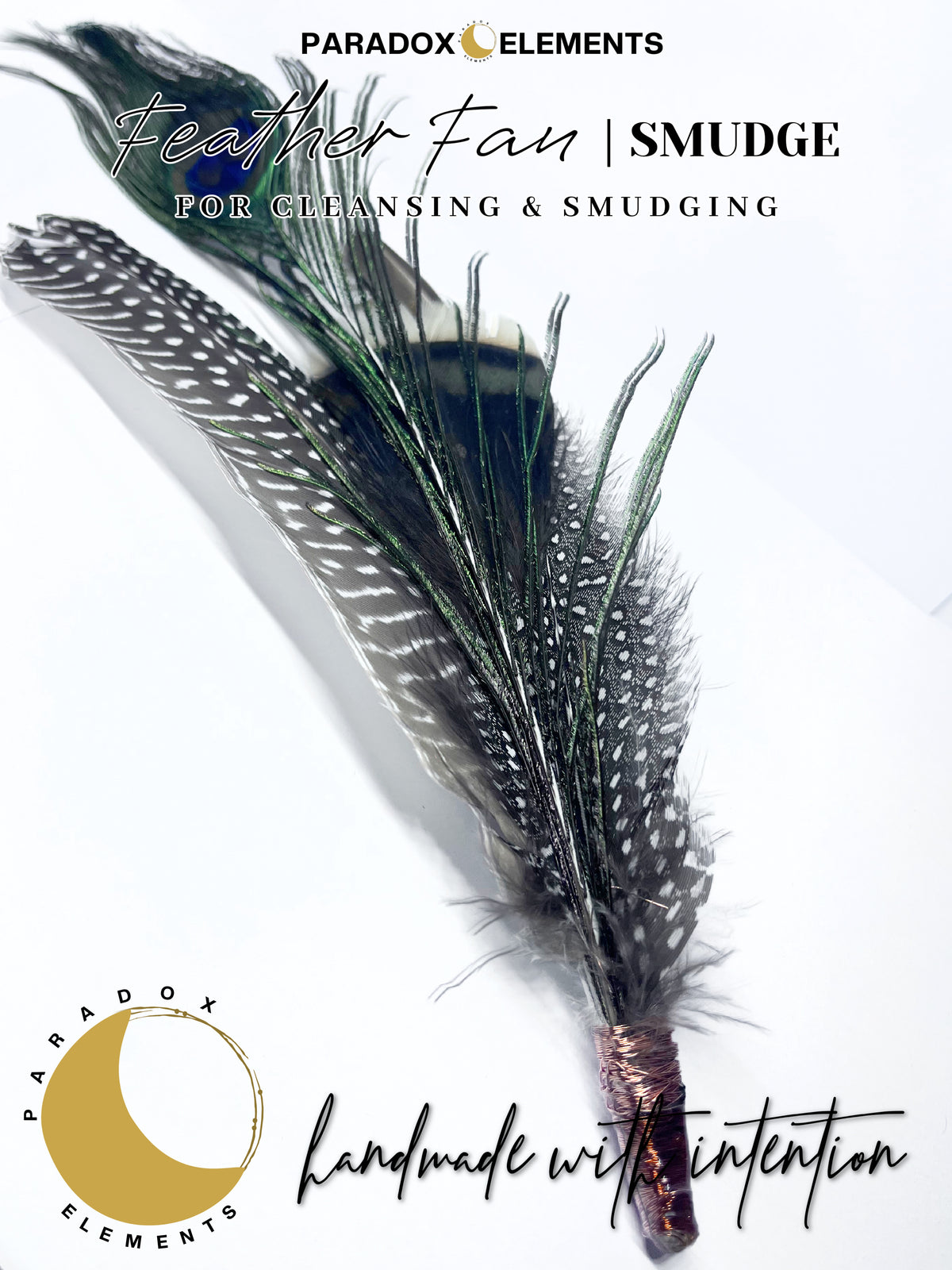 Feather Fan III for Cleansing & Smudging