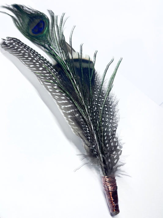 Feather Fan III for Cleansing & Smudging