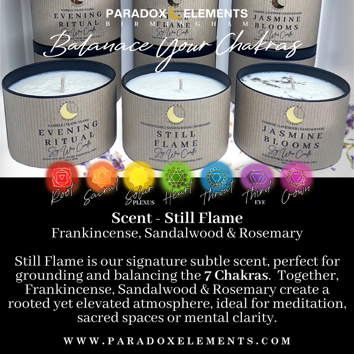 Still Flame Essential Oil Soy Wax Candle (Tin)