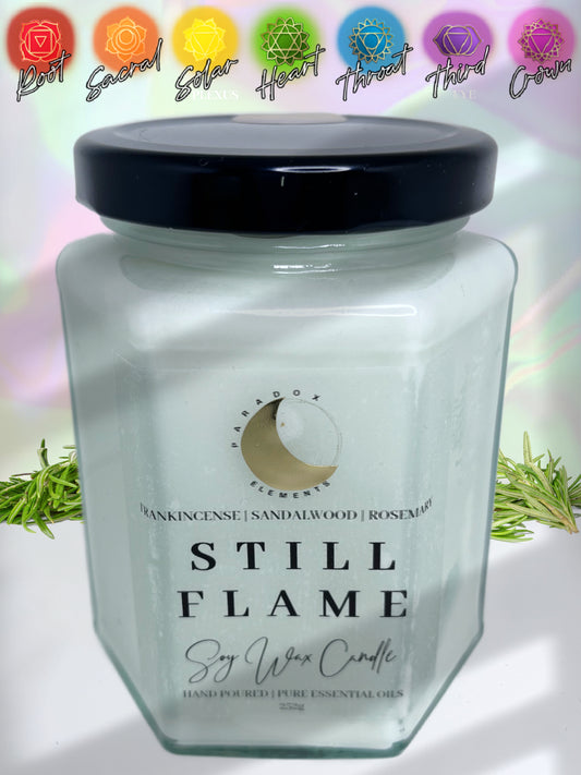 Still Flame 7 Chakra Soy Wax Candle (Jar)