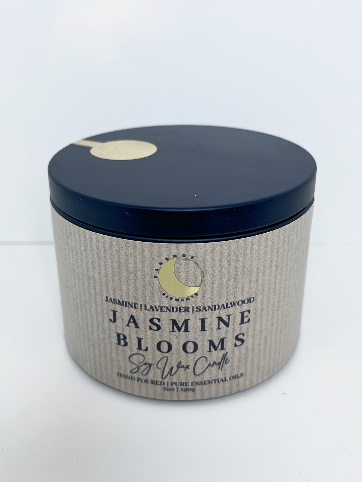 Jasmine Blooms Essential Oil Soy Wax Candle (Tin)