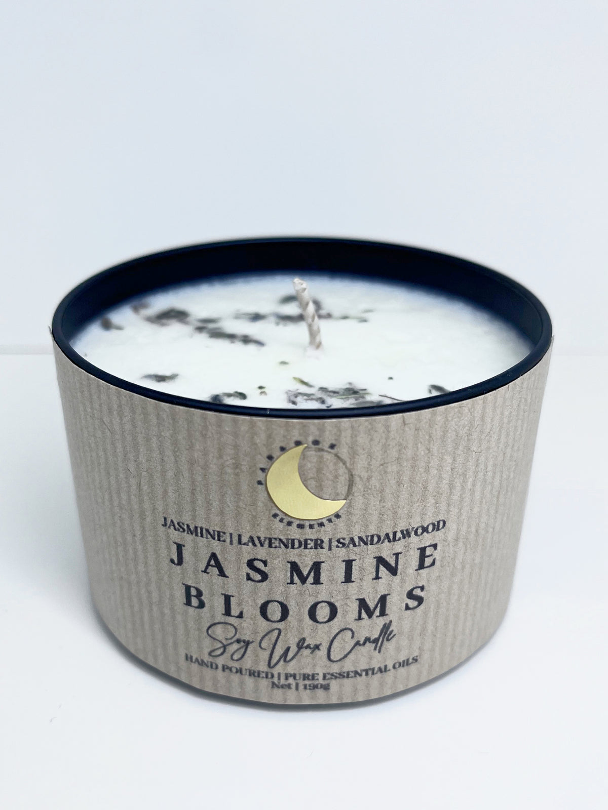 Jasmine Blooms Essential Oil Soy Wax Candle (Tin)