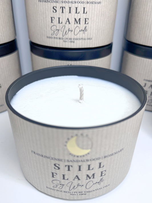 Still Flame Essential Oil Soy Wax Candle (Tin)
