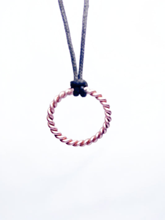 188 Empowerment Cubit Tensor Ring Necklace (Small)
