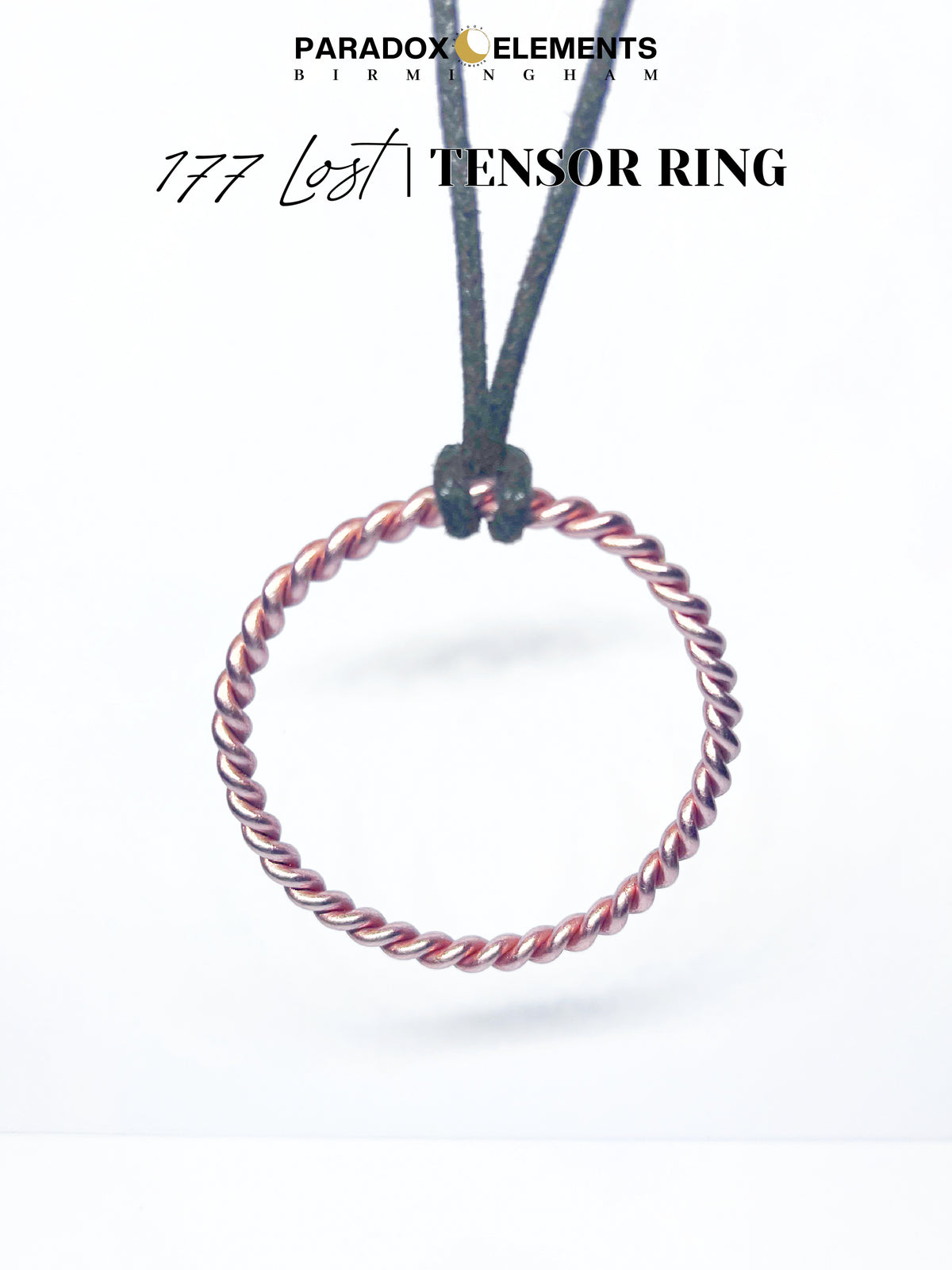 177 Lost Cubit Tensor Ring Necklace (Medium)