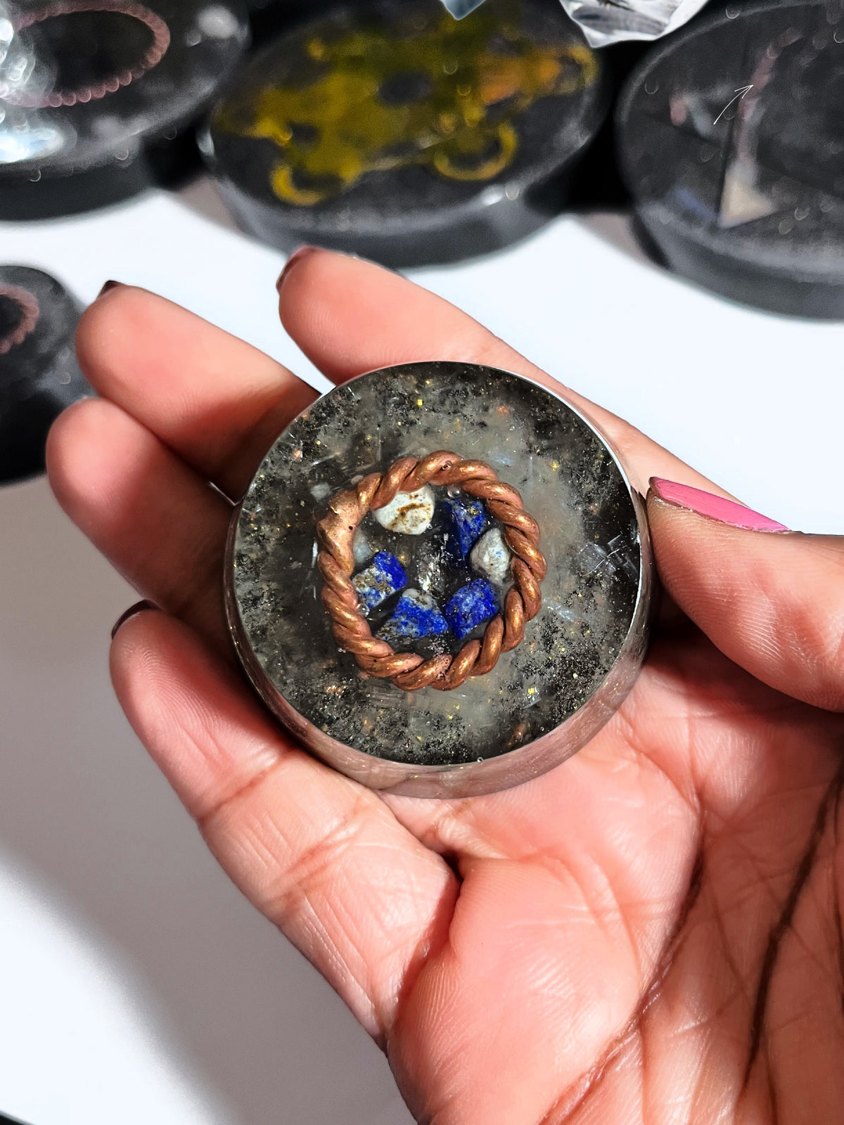 Lapis Lazuli Mini Pocket Orgonite