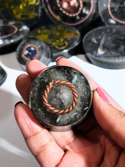 Rose Quartz I Mini Pocket Orgonite