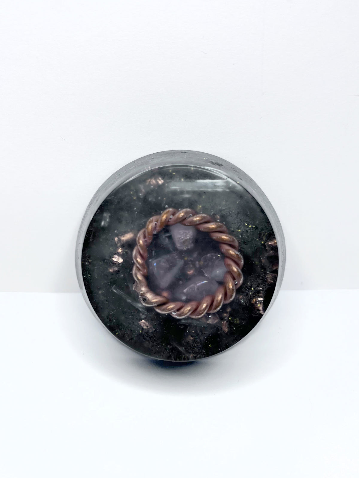 Rose Quartz II Mini Pocket Orgonite