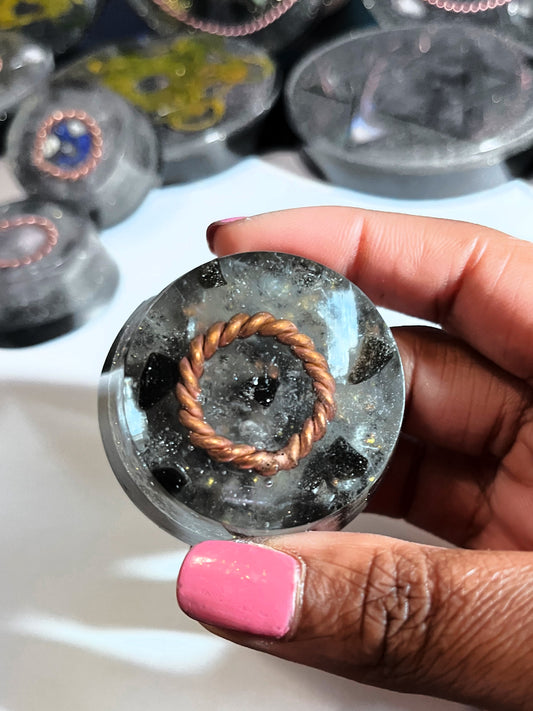 Obsidian II Mini Pocket Orgonite